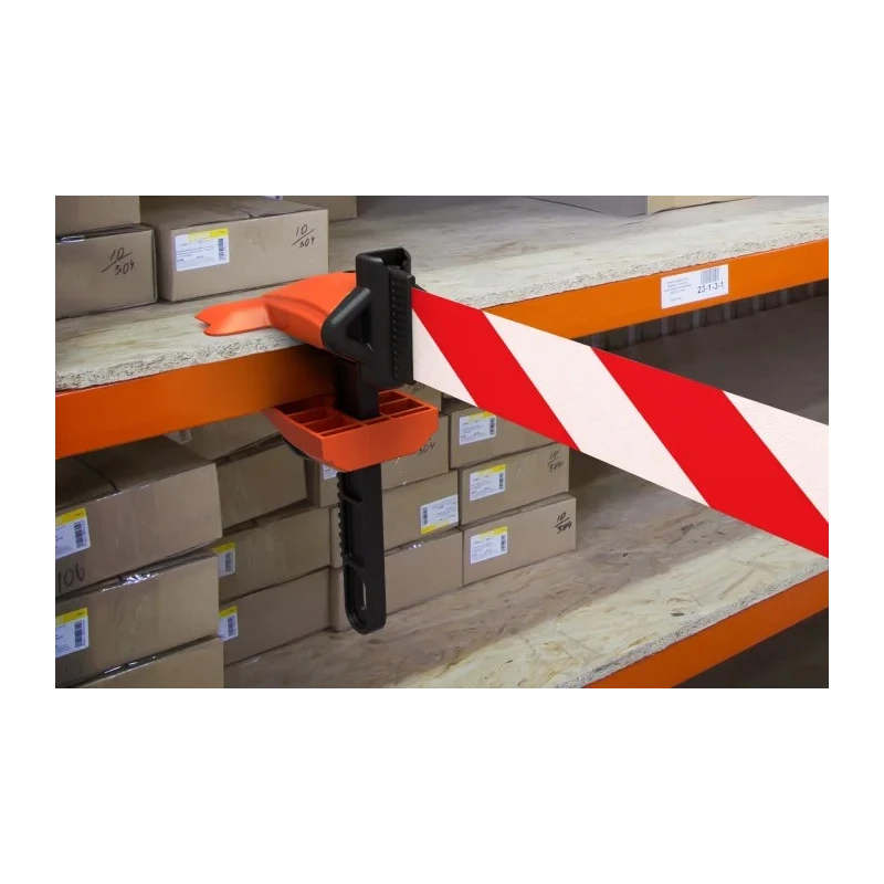 Skipper Orange, Black Safety Barrier 140 mm Clamp01