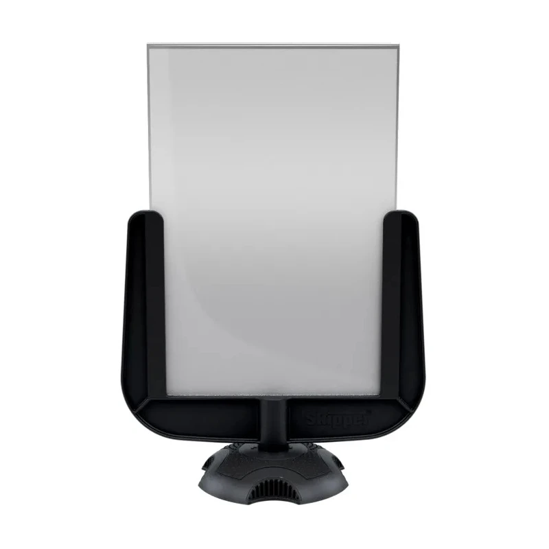 Skipper Black Polycarbonate Safety Barrier 266 mm Sign01