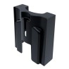 Skipper Black Safety Barrier 166 mm P/Support01