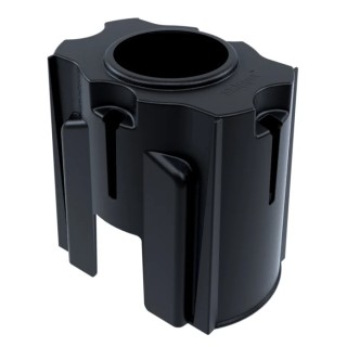 Skipper Black Safety Barrier Post Base & Collar, Black, 194mm Length, 185mm Height Post04