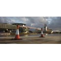 Skipper Orange Retractable Safety Barrier with White and Red Polyester Tape, 9 m Length Skipper01-O R/W