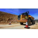 Skipper Orange Retractable Safety Barrier with White and Red Polyester Tape, 9 m Length Skipper01-O R/W