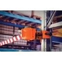 Skipper Retractable Safety Barrier Orange with Red and White Tape 9m XS01-O R/W