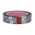 3M 3M Tape 40 Clear Polyethylene Terephthalate Electrical Tape, 25mm Width, 66m Length TC40C25