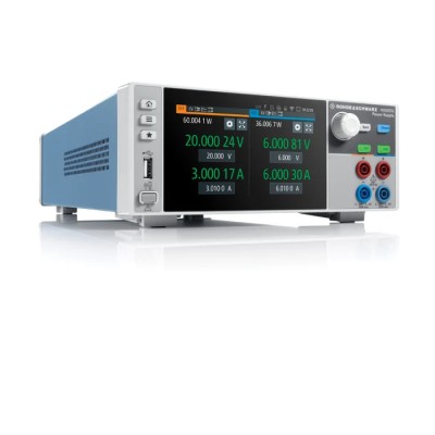 Rohde & Schwarz Digital Bench Power Supply 2-Output 0 V to 20 V 120 W 6 A Max NGM202