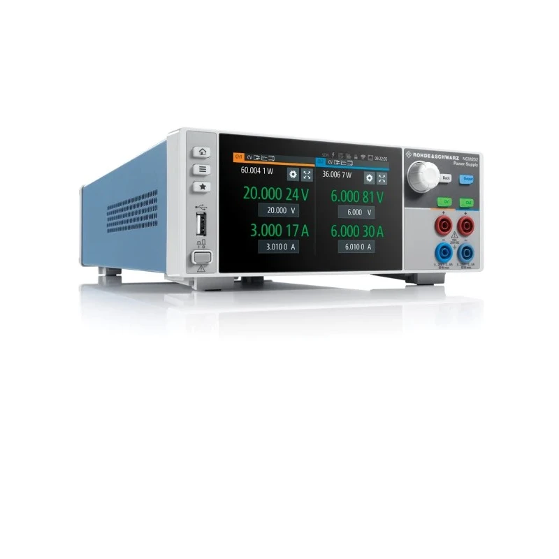 Rohde & Schwarz Digital Bench Power Supply 2-Output 0 V to 20 V 120 W 6 A Max NGM202