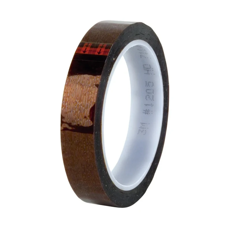 3M Electrical Tape 12mm x 33m Polyimide Film Amber Heat Resistant Insulation T120512