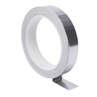 3M Conductive Metallic Tape Aluminium Backing 25mm x 16m 130°C Max T117025