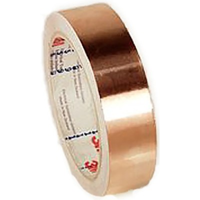 3M Conductive Metallic Tape Copper Foil Backing Acrylic Adhesive 15mm x 16.5m 130°C Max T118115