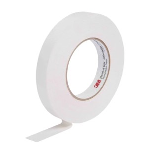 3M Cloth Tape White Glass Cloth Backing Thermosetting Rubber Adhesive 150°C Maximum Operating Temperature T2719