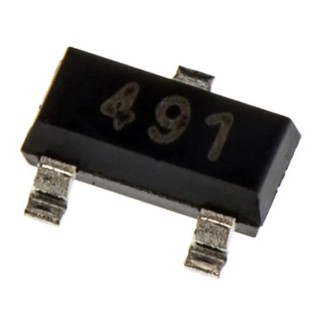 DiodesZetex Digital Transistor PNP 3-Pin SOT-23 -100 mA, 250 MHz Frequency, 200 mW Power Dissipation DDTA124ECA-7-F