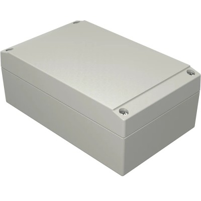 Rose Aluform Series Die Cast Aluminium Enclosure Grey Lid IP66 IK09 160 mm x 160 mm x 100 mm IP66