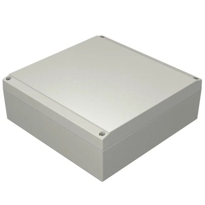 Rose Aluform Series Grey Lid Die Cast Aluminium Enclosure IP66 IK09 200 mm x 200 mm x 200 mm IP66