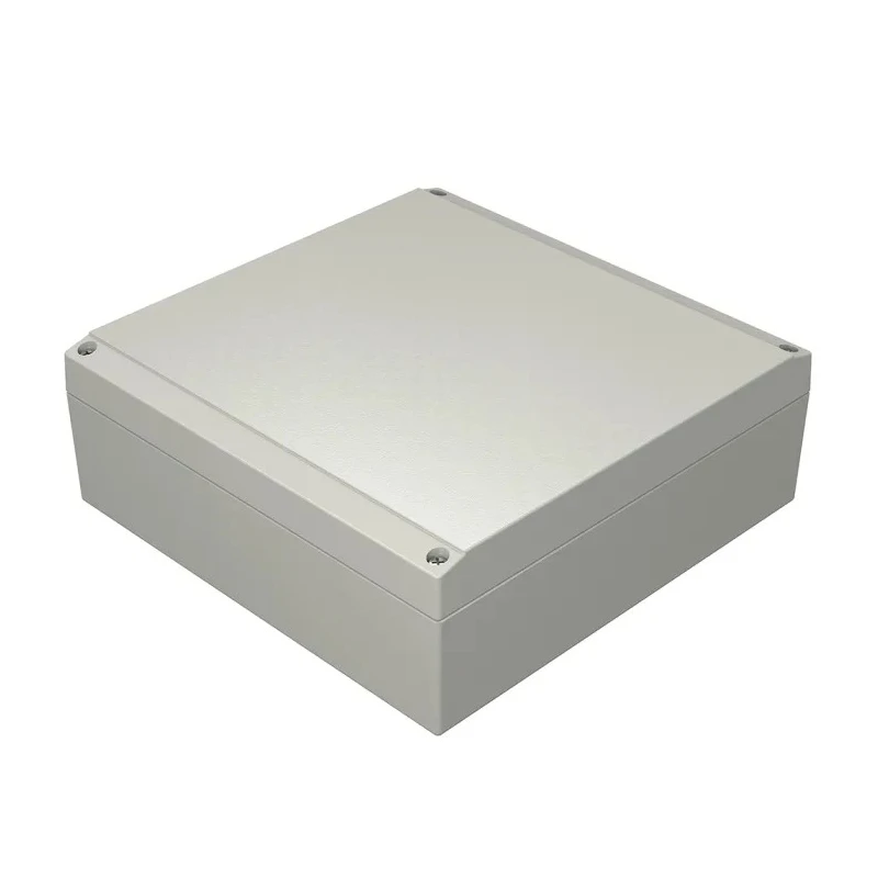 Rose Aluform Series Grey Lid Die Cast Aluminium Enclosure IP66 IK09 200 mm x 200 mm x 200 mm IP66