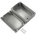 Rose Aluform Series Die Cast Aluminium Enclosure Grey Lid IP66 IK09 160 mm x 160 mm x 100 mm IP66