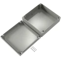 Rose Aluform Series Grey Lid Die Cast Aluminium Enclosure IP66 IK09 200 mm x 200 mm x 200 mm IP66
