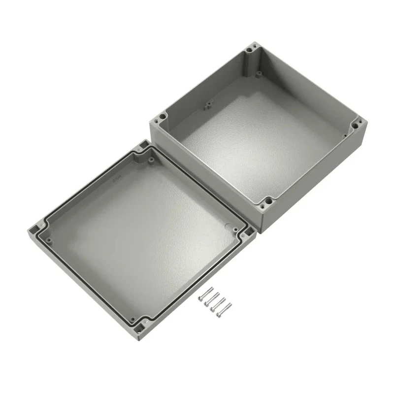 Rose Aluform Series Grey Lid Die Cast Aluminium Enclosure IP66 IK09 200 mm x 200 mm x 200 mm IP66