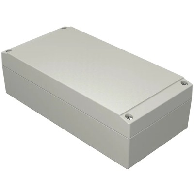 Rose Aluform Series Grey Lid Die Cast Aluminium Enclosure IP66 IK09 200 mm x 200 mm x 100 mm IP66