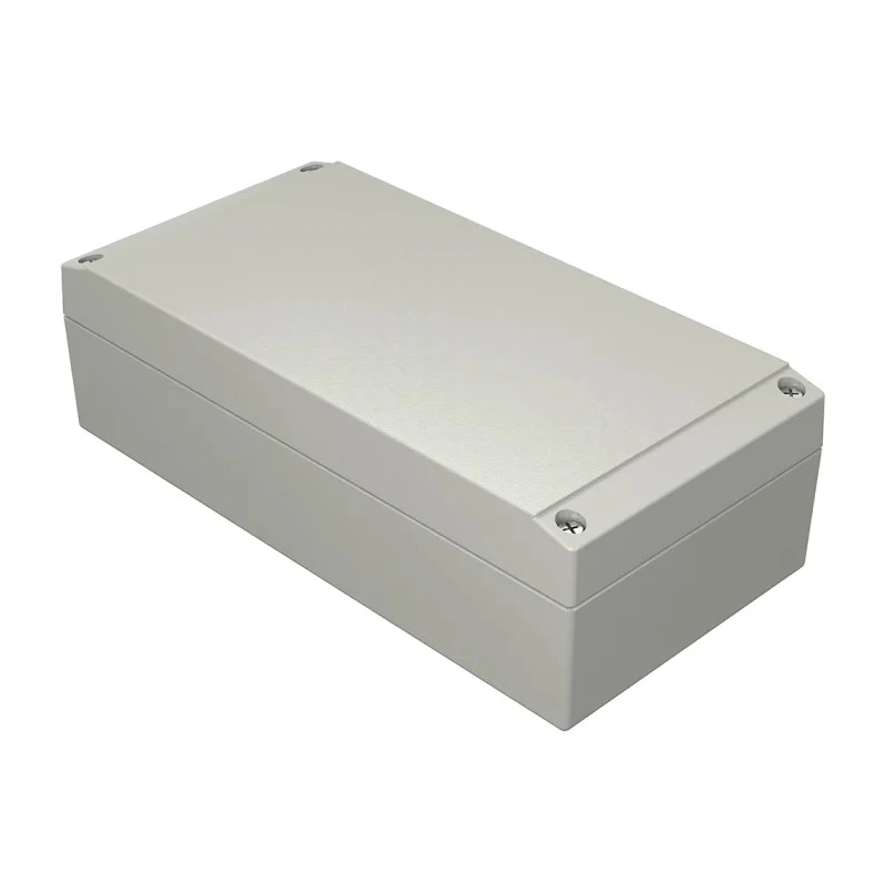 Rose Aluform Series Grey Lid Die Cast Aluminium Enclosure IP66 IK09 200 mm x 200 mm x 100 mm IP66