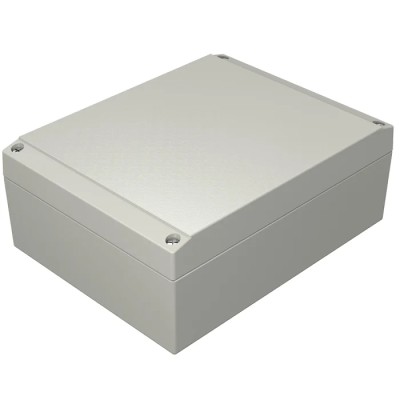 Rose Aluform Series Die Cast Aluminium Enclosure Grey Lid IP66 IK09 180mm x 180mm x 140mm IP66