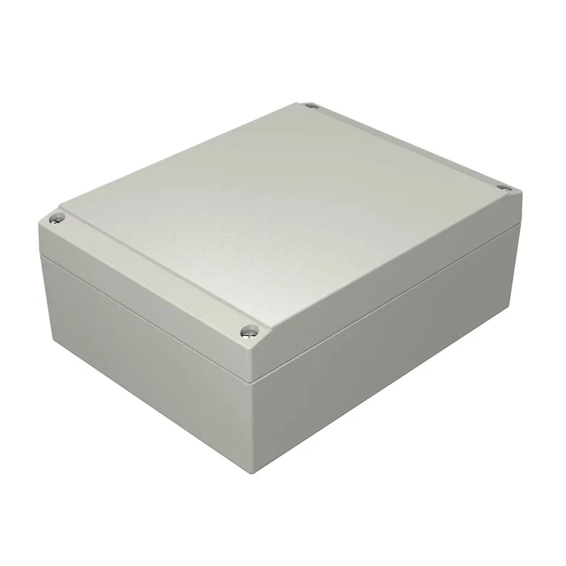 Rose Aluform Series Die Cast Aluminium Enclosure Grey Lid IP66 IK09 180mm x 180mm x 140mm IP66
