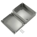Rose Aluform Series Die Cast Aluminium Enclosure Grey Lid IP66 IK09 180mm x 180mm x 140mm IP66