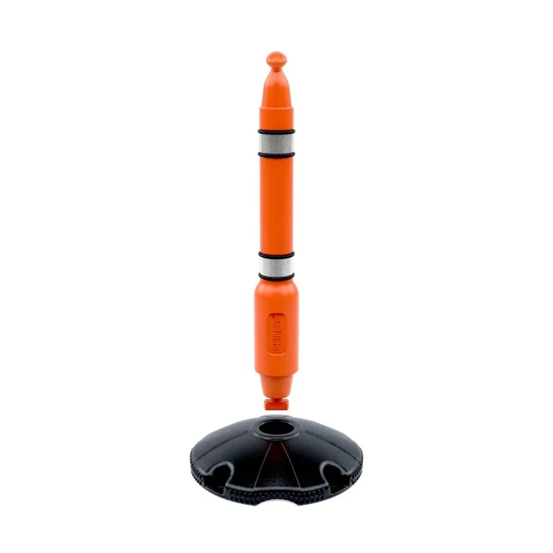 Skipper Black Safety Barrier Post with Base, 5 mm Width, 130 mm Length, 261 mm Height POST02