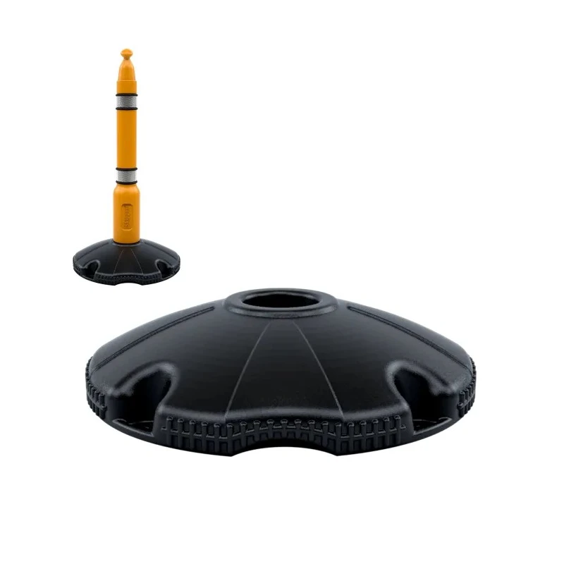 Skipper Black Safety Barrier Post with Base, 5 mm Width, 130 mm Length, 261 mm Height POST02
