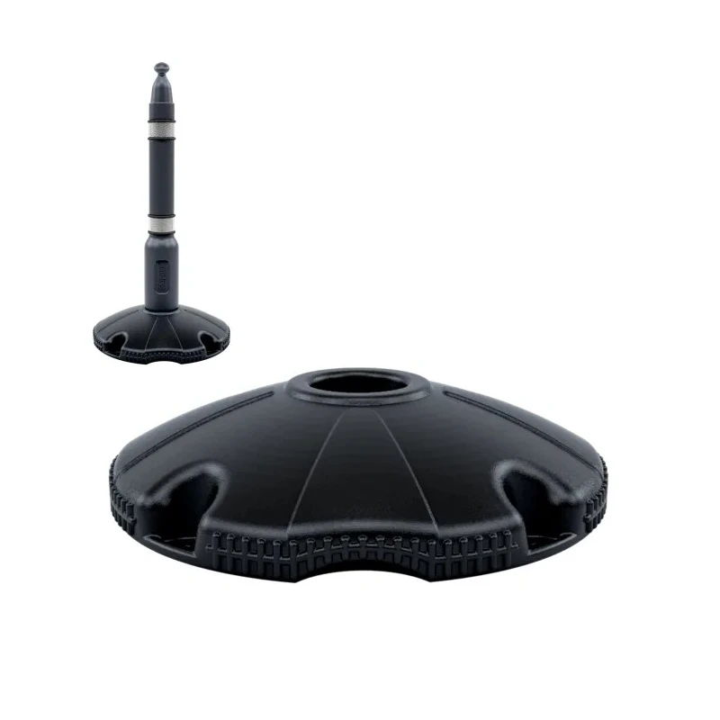 Skipper Black Safety Barrier Post with Base, 5 mm Width, 130 mm Length, 261 mm Height POST02