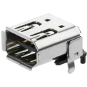 Molex 6 Way Right Angle Surface Firewire Connector Female 1.5A 40V 53462-0001