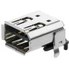 Molex 6 Way Right Angle Surface Firewire Connector Female 1.5A 40V 53462-0001