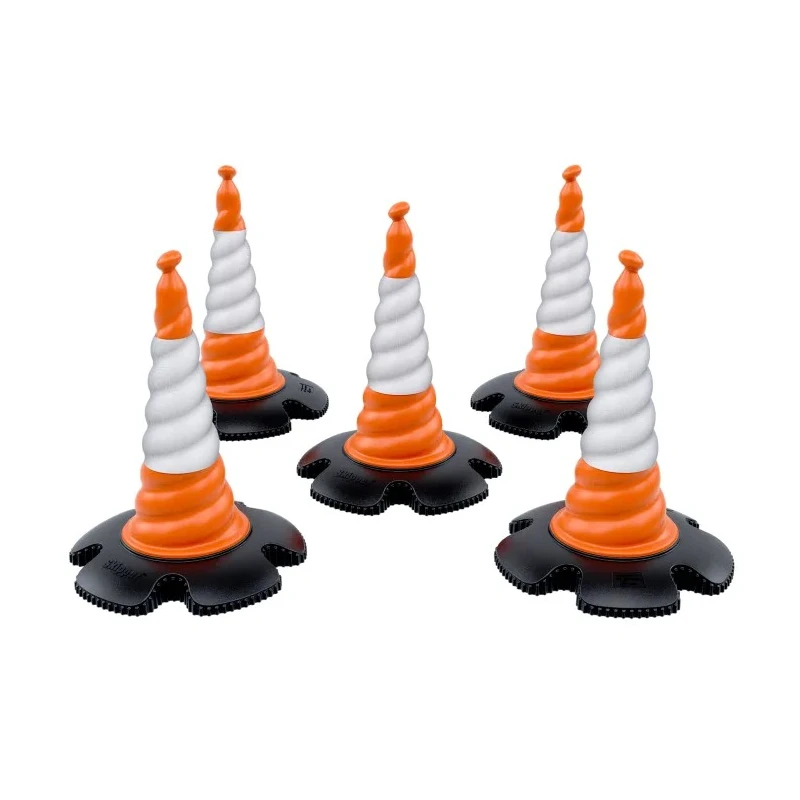 Skipper Weighted Orange and White 750 mm Traffic and Safety Cone Cone01