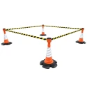 Skipper Weighted Orange and White 750 mm Traffic and Safety Cone Cone01