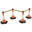 Skipper Weighted Orange and White 750 mm Traffic and Safety Cone Cone01