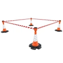 Skipper Weighted Orange and White 750 mm Traffic and Safety Cone Cone01