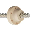 Igus 2.54 mm Flanged Round Nut for Lead Screw 13 mm DST-JFRM-1315DS6.35x2.54