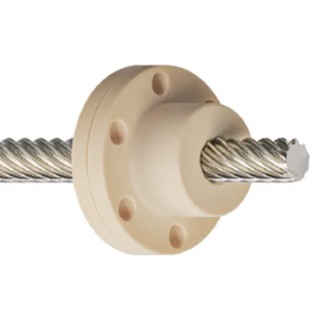 Igus 2.54 mm Flanged Round Nut for Lead Screw 13 mm DST-JFRM-1315DS6.35x2.54