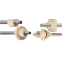 Igus 12 mm Cylindrical Lead Screw Nut for 22 mm Screw Shaft Diameter DST-JSRM-2220DS10x12