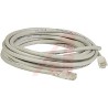 Cinch 73 Cat5e Terminated Unscreened Stranded Bare Copper Ethernet Cable, 15 m, White PVC Jacket Cat5e