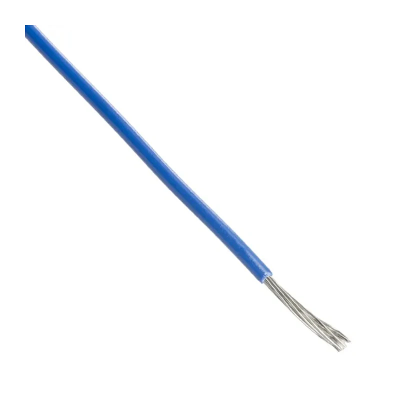 Alpha Wire Hook-up Wire PVC Series Blue, 22 AWG, 7/0.25 mm Strands, 30 m Length, Polyvinyl Chloride Insulation 7055 BL005