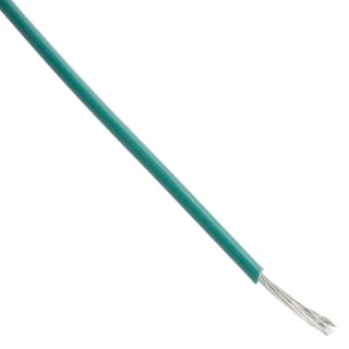 Alpha Wire Hook-up Wire PVC Series Green, 22 AWG, 7/0.25 mm Core Strands, 30 m Length, Polyvinyl Chloride 7055 GR005