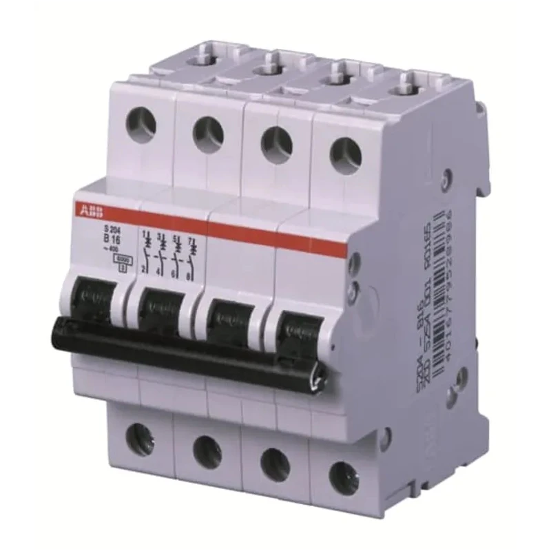 ABB System Pro M Compact S200 Miniature Circuit Breaker, 4-Pole, 50A, Type Z, 440V AC 2CDS254001R0578 S204 Z 50A - 10 KA