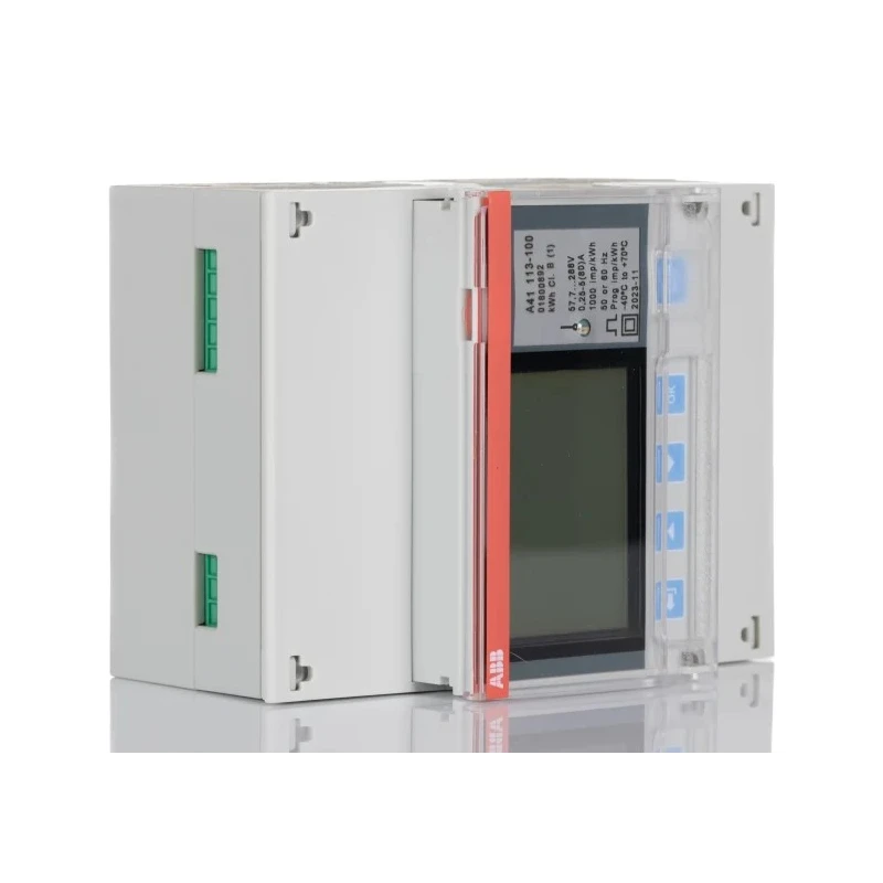 ABB 1 Phase Direct Connected LCD Energy Meter A41 Series 80A 2CMA100240R1000 A41 MON MBUS 80A