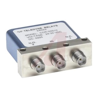 Teledyne RF Switch with SMB Female Connector, SPDT Contact Configuration, 18 GHz Maximum Frequency, 60 dB Port CCR-33S1O