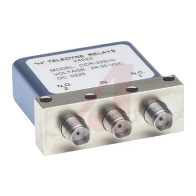 Teledyne RF Switch with SMB Female Connector, SPDT Contact Configuration, 18 GHz Maximum Frequency, 60 dB Port CCR-33S1O