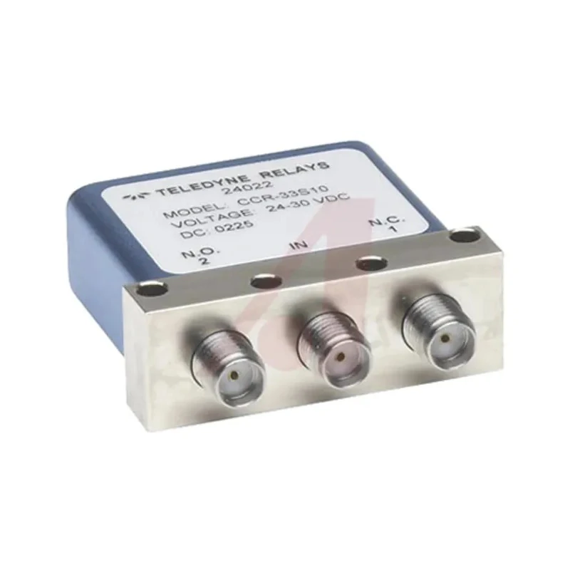 Teledyne RF Switch with SMB Female Connector, SPDT Contact Configuration, 18 GHz Maximum Frequency, 60 dB Port CCR-33S1O