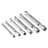 Facom 12 Piece 6-Point Double-Ended Nut Driver Set, Steel Satin Chrome Finish 97.JE6