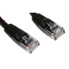 Cinch Ethernet Cable Cat5e, 300 mm Length, Unscreened, Stranded Bare Copper Conductor, Black PVC Jacket Cat5e
