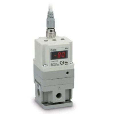 SMC 1/4 in G Port 1500 L/min Flow Electro-Pneumatic Vacuum Regulator ITV2090-31F2CL5