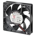 Omron R89F Series Axial Fan, 24V DC, 3.68 m³/min Air Flow, 11.28W Power Consumption, 4100 RPM, 92 mm Square R89F-DS1225H